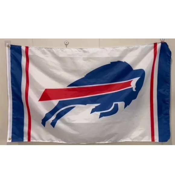 Buffalo Bills Flag 3' x5' White & Blue New - Picture 2 of 3
